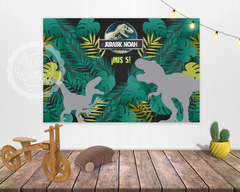 Jurassic Banner para fiestas / EDITABLE