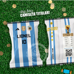 Chip bag camiseta ARGENTINA Tri Campeones