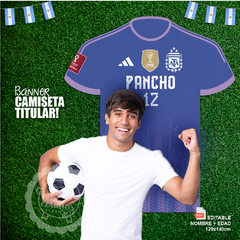 ARGENTINA Camiseta suplente Banner Listo para imprimir!