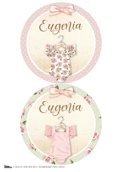 KIT IMPRIMIBLE BABY SHOWER GIRL - comprar online