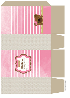 Kit imprimible Osita bebé rosa en internet