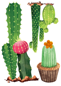 Kit imprimible Cactus para nena en internet