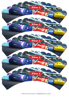 Kit imprimible Cars 3 en internet