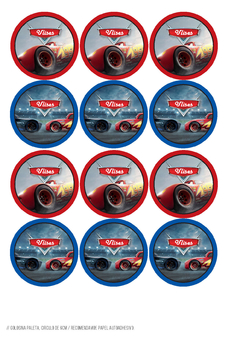 Kit imprimible Cars 3 - comprar online