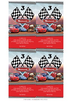 KIT IMPRIMIBLE CARS RAYO MCQUEEN - comprar online