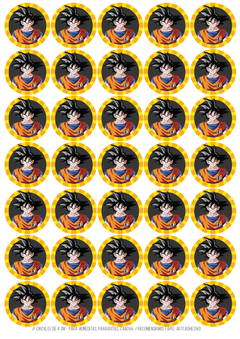 Kit imprimible Dragon Ball - tienda online