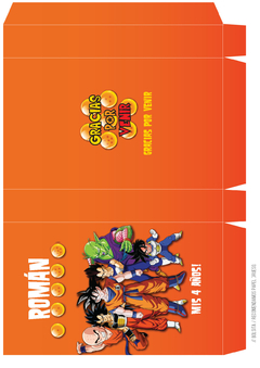 Kit imprimible Dragon Ball - Tres Cerditos Kits Imprimibles