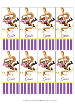 Kit imprimible Rapunzel Enredados - tienda online