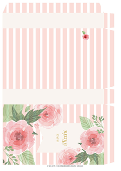 Imagen de Kit imprimible flores romántico
