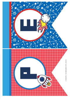 Kit imprimible Astronautas Espacio Planetas - tienda online