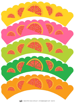 Kit imprimible Frutas nenas en internet