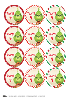 KIT IMPRIMIBLE el Grinch - comprar online