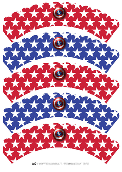 Kit imprimible Capitán América - tienda online