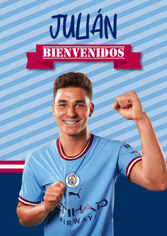KIT IMPRIMIBLE Manchester City Julián Alvarez - Tres Cerditos Kits Imprimibles