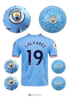 KIT IMPRIMIBLE Manchester City Julián Alvarez - tienda online