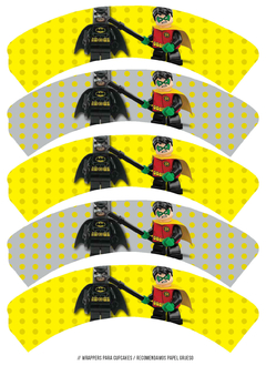 Kit imprimible Batman Lego en internet