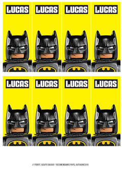 Kit imprimible Batman Lego - tienda online