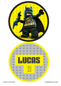 Kit imprimible Batman Lego - tienda online