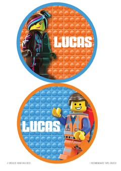 Kit imprimible Lego movie