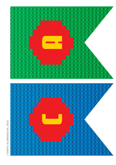 Imagen de Kit imprimible Superheroes Lego