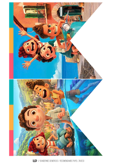 Kit imprimible Luca Movie Pixar - Tres Cerditos Kits Imprimibles