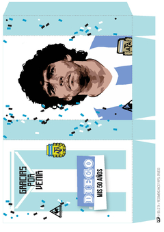 Kit imprimible Maradona - tienda online