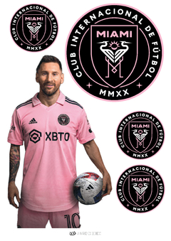 Kit imprimible Messi Inter Miami | PDF editable - Tres Cerditos Kits Imprimibles