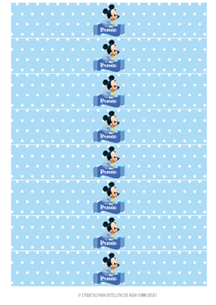 Imagen de Kit imprimible Mickey Baby Disney
