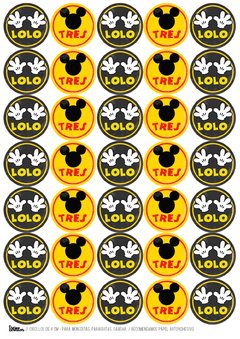 KIT IMPRIMIBLE MICKEY MOUSE - loja online