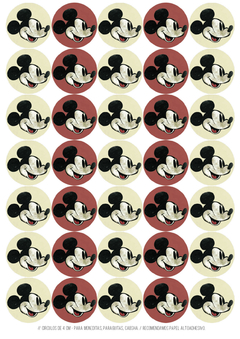 Kit imprimible Mickey Vintage - tienda online