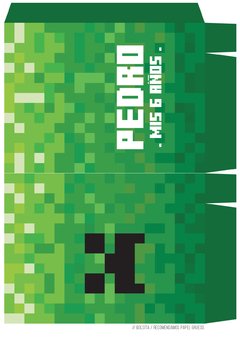 KIT IMPRIMIBLE MINECRAFT - tienda online