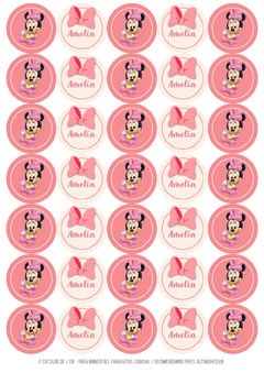 Imagen de Kit imprimible Minnie Baby Disney