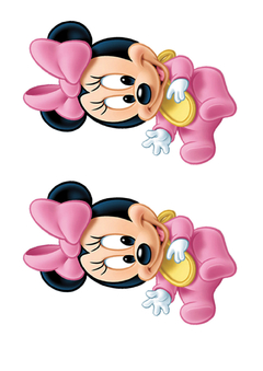 Kit imprimible Minnie Baby Disney en internet