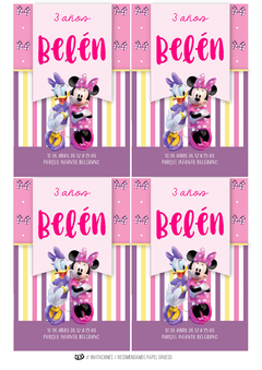 Kit imprimible Minnie bowtique - comprar online