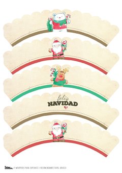 KIT IMPRIMIBLE NAVIDAD