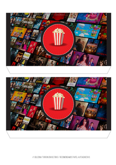 Kit imprimible Netflix movie fans - tienda online