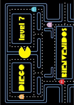 KIT IMPRIMIBLE PACMAN - comprar online