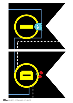 KIT IMPRIMIBLE PACMAN en internet