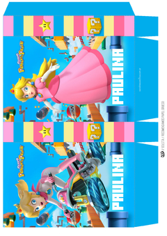 KIT IMPRIMIBLE Princesa Peach Super Mario