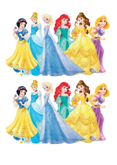 Kit imprimible Princesas Disney - tienda online