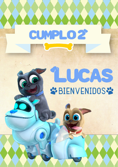 Kit imprimible Puppy dog pals varón en internet