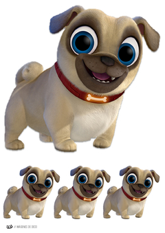 Kit imprimible Puppy dog pals varón en internet