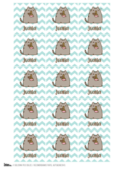 Kit imprimible Pusheen Cats en internet