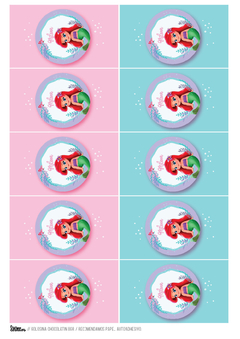 Kit imprimible Sirenita bebé | PDF editable en internet