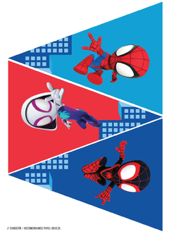 KIT IMPRIMIBLE Spidey y amigos en internet