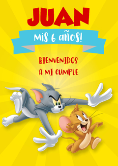 Kit imprimible Tom y Jerry en internet