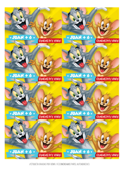 Kit imprimible Tom y Jerry