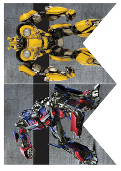 KIT IMPRIMIBLE Transformers - comprar online