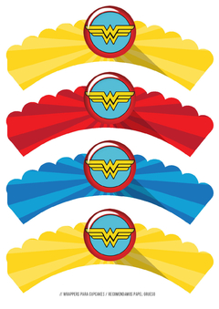 KIT IMPRIMIBLE Wonder Woman - comprar online