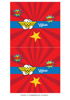 KIT IMPRIMIBLE Wonder Woman - tienda online